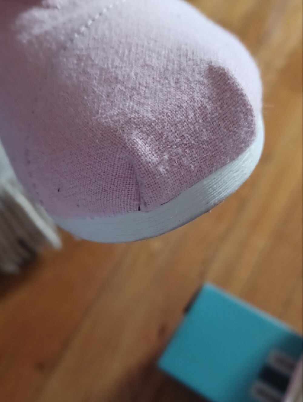 Toms Pink Canvas Slip-On Flats - Picture 12 of 16